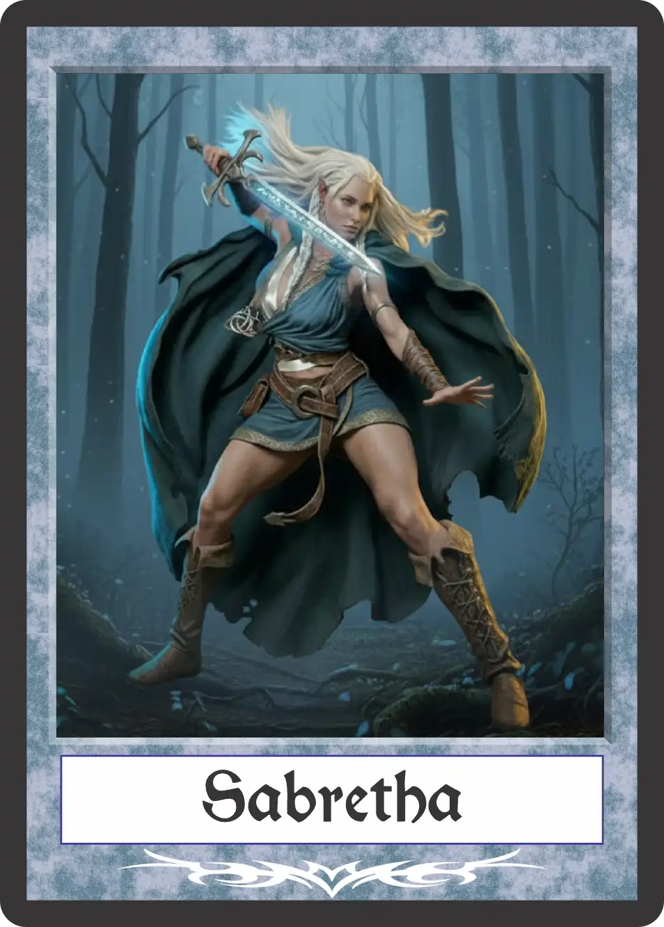 Sabretha Card